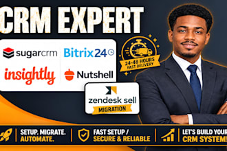 setup zendesk sell sugarcrm bitrix24 insightly nutshell crm for your business