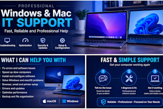troubleshoot and fix windows or mac computer issues