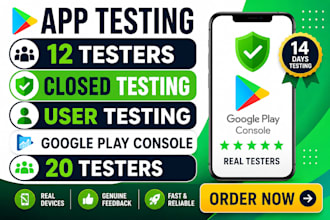 app testing 12 testers closed testing user testing google play console 20 tester