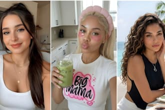 create custom ai influencer model, realistic ai avatar virtual character