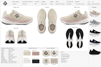 do shoe tech pack, sneakers, heels, shoe design and footwear for manufacturing