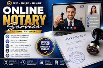 notarize documents remote UK, USA and international florida notary public