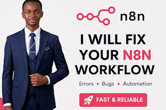 fix your n8n workflow, errors, bugs and automation issues