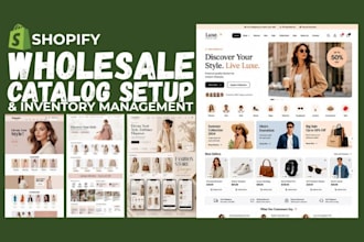 set up shopify wholesale catalog bulk product upload inventory update management