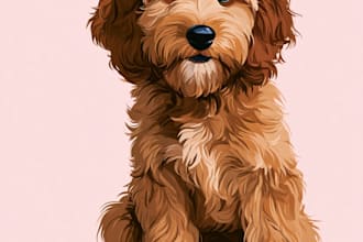 draw disney pet portrait illustration