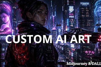 create stunning custom ai arts and illustrations using midjourney