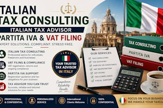 do your italian tax consulting, italian tax advisor partita iva and vat filing