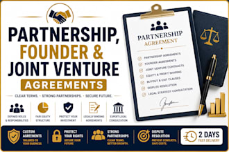 draft partnership agreement founder agreement joint venture, shareholder agreeme