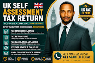 prepare your UK self assessment tax returns for hmrc