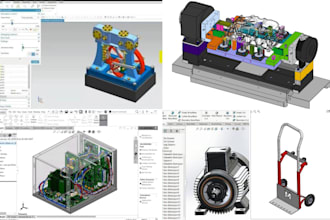 3d cad element mechanical design 3d product PTC creo parametric step solidworks