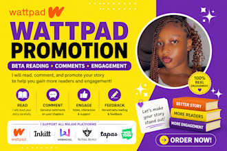 promote read comment interact with your wattpad promotion beta reading inkitt