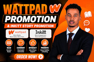 interact, read, comment and promote your wattpad and inkitt story