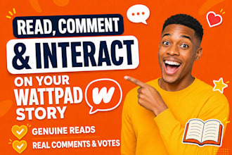 interact, read, comment and promote your wattpad and inkitt story
