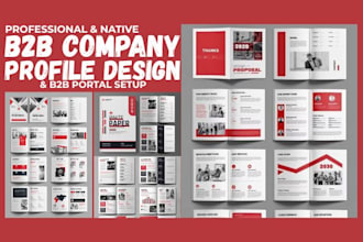 setup native b2b company profile design, b2b portal setup, business listing