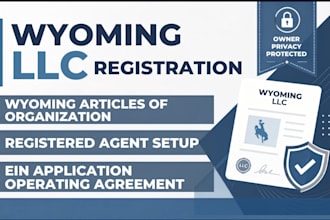 do wyoming llc, ein application, llc registration for US and non US resident