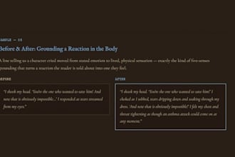 edit novels as well as short stories and pieces