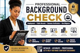 background check,investigate social media harassment check as verified detective