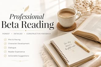 beta reader providing detailed feedback on your story