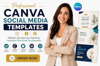 design editable canva social media templates for instagram and facebook
