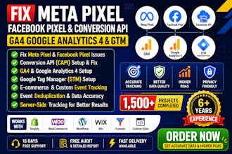 fix meta pixel facebook pixel conversion api ga4 google analytics 4 gtm