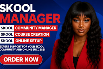 skool manager skool setup online community community manager skool online course