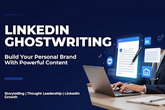 ghostwrite engaging linkedin posts for your personal brand
