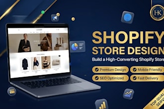 build or design automated shopify e commerce store
