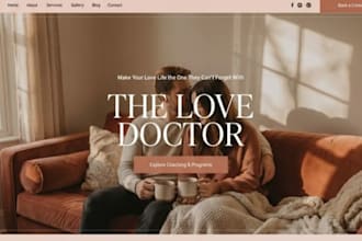design wix website for life relationship career mindfulness coaching business