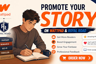 read review comment interact promote your wattpad story beta read or royal road