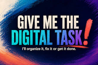 help organize and fix your everyday digital admin