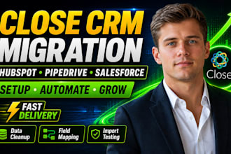 migrate hubspot crm pipeline crm salesforce data to close crm