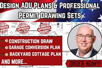 design adu plans and permit drawing sets