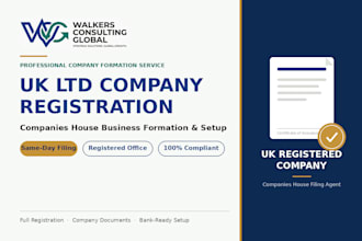 uk ltd company registration companies house business formation setup