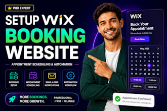 setup wix booking website wix appointment scheduling online booking automation