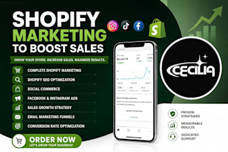do shopify marketing to increase sales, traffic, and store growth