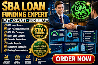 prepare sba loan and funding financial reports