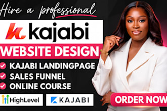 kajabi website design, kajabi online course, kajabi sales funnel, landing page