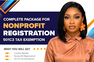 file your 501c3 tax exempt, bylaws, nonprofit registration, form 1023 1023ez 990