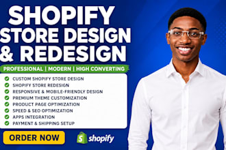 design shopify website shopify store design and redesign shopify marketing ads