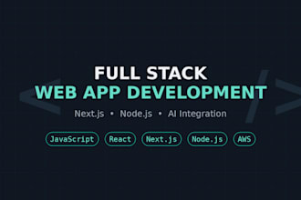 build a full stack web app with nextjs and nodejs,rust