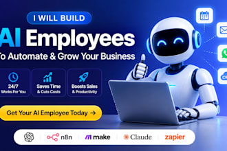 build ai employees n8n ai automation, mcp, ai voice agent business automation