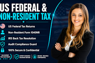 prepare US federal tax return non resident tax filing international compliance