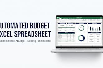 create budget excel spreadsheet, custom finance spreadsheet, budget tracker