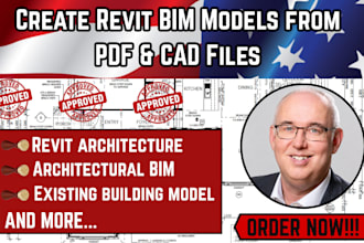 create revit bim models from PDF or cad files
