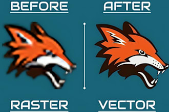 manually vectorize logo, vectorize image, convert png jpg to vector in adobe