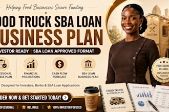write food truck sba loan business plan investor ready financial projections