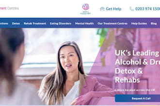create wix sober living home recovery center rehab website detox website