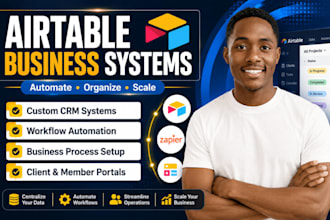 setup airtable automation airtable database zapier softr expert airtable crm