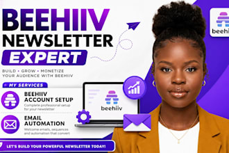setup beehiiv newsletter beehiiv landing page website, design beehiiv ai website