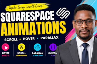 add stunning scroll animations  and modern effects to your squarespace website
